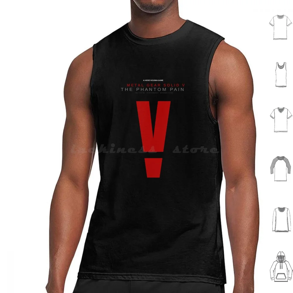 

Metal Gear Solid V : The Phantom Pain Logo Tank Tops Vest Sleeveless Mgs Metal Gear Solid Mgs5 Mgsv Phantom Pain