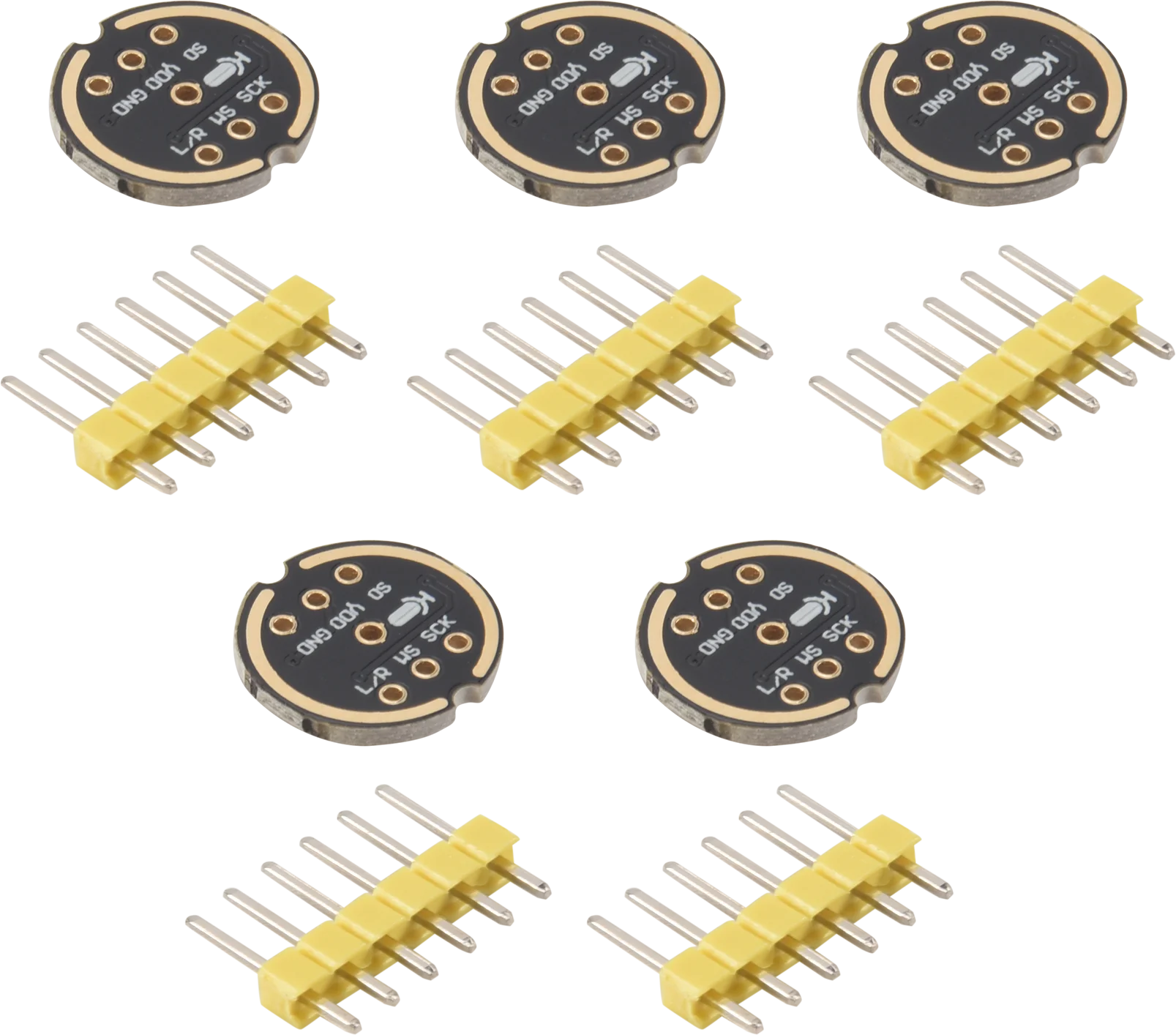 5ชิ้น INMP441โมดูลไมโครโฟนรอบทิศทาง MEMS ความแม่นยำสูง I2S พลังงานต่ำอินเทอร์เฟซสนับสนุน ESP32