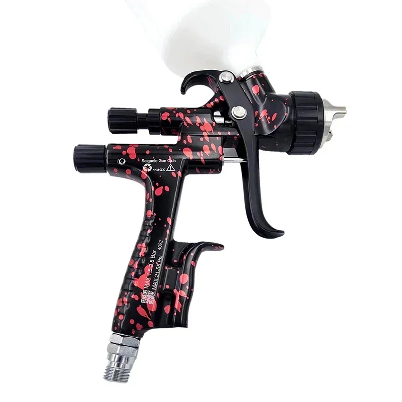 NEW High Quality HVLP Spray Gun T-60 Painting Gun 1.3mm Nozzle Water Based Professional Black Air Spray Gun Airbrush For Car
