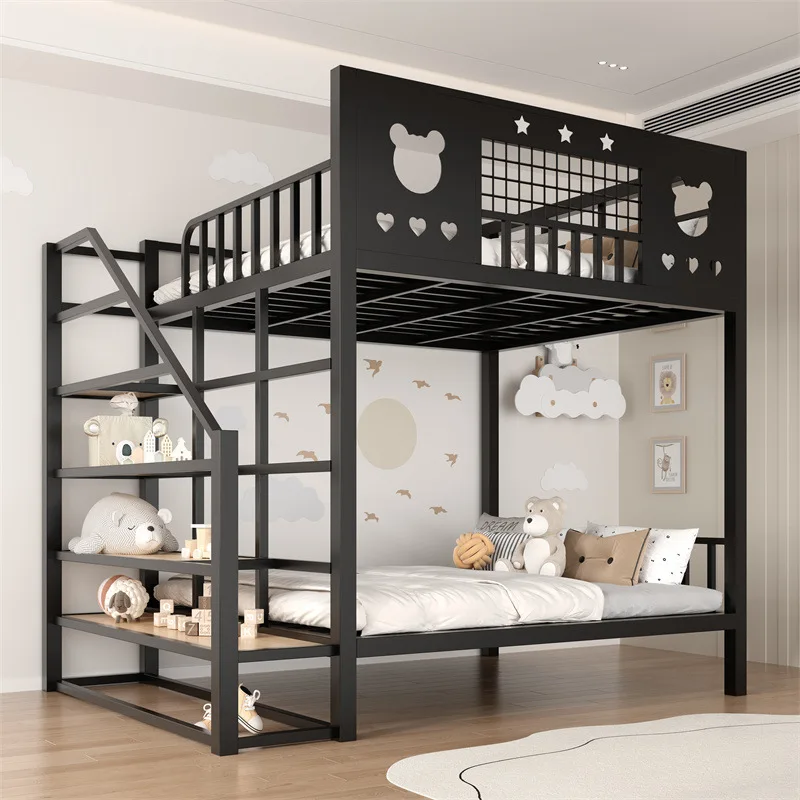 Wrought iron bed, household 1.8 meters double small apartment 1.2 meters children save space