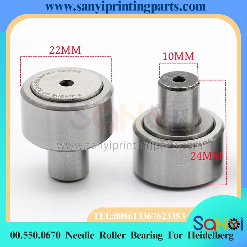 

Бесплатная доставка, 1 шт., лучшее качество 00.550.0670 F-64986 KR, игольчатый роликовый подшипник для деталей печатной машины Heidelberg SM102