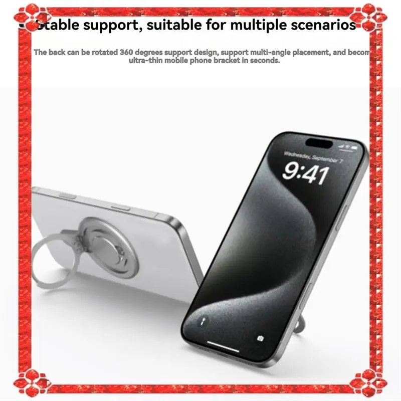 

24-Hour Delivery For Insta360 Flow 2 Pro Magnetic Phone Mount Snap Magsafe Magnet Clamp 360 Degree Rotatable Magnetic Mount