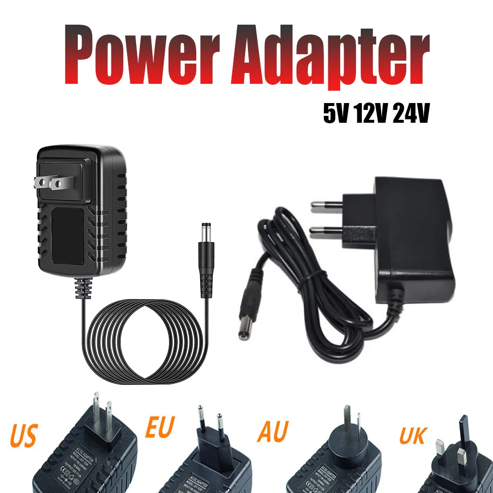 AC DC 220V To 5V 6V 12V 24V 1A 2A 3A  Power Adapter Supply 13V 15V 24V 1A 2A 3A  Power Adapters 5 12 24 V Volt for Led Strip