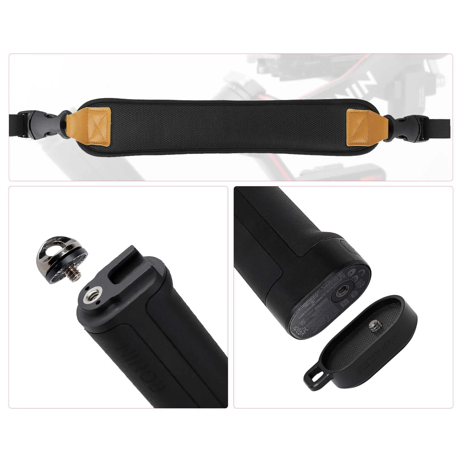 

for DJI RS 3/RS 4/RS4 PRO Decompression Shoulder Lanyard Aluminum Alloy Fixed Base Stabilizer Accessories