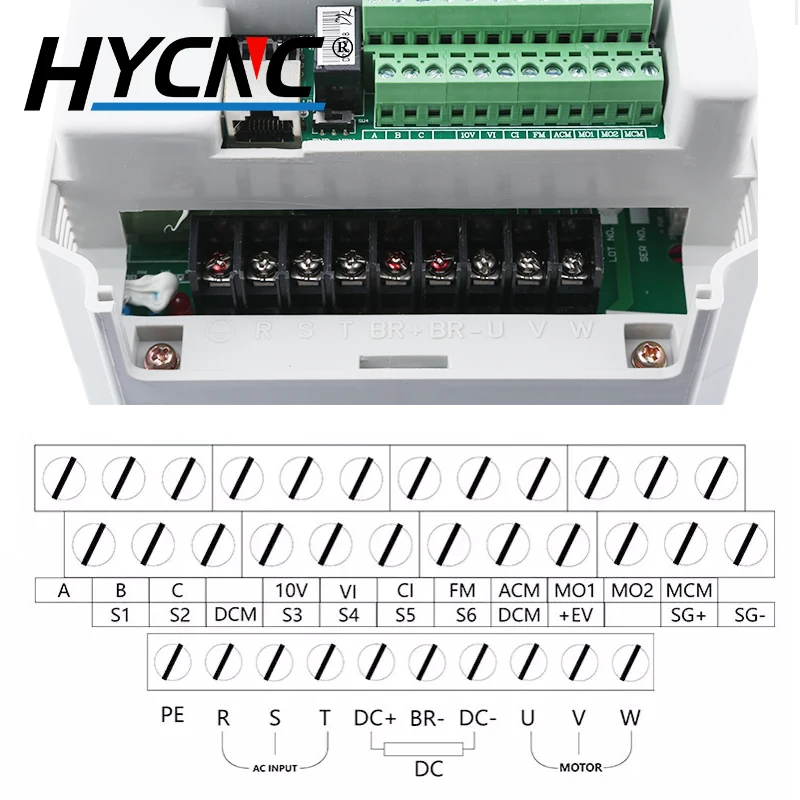 Inversor Fuling VFD 11KW 220V 380V inversor de salida trifásica controlador de velocidad del Motor para conversión de frecuencia de husillo unidad de CA