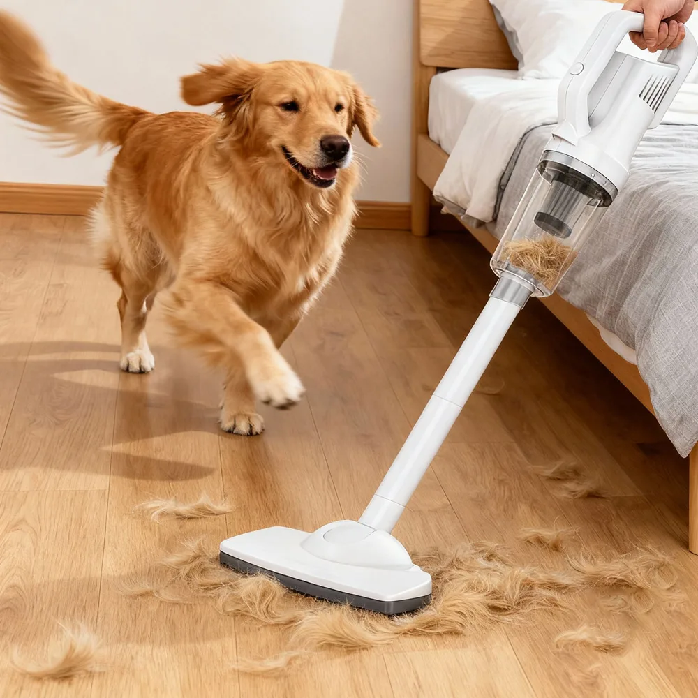 Led Cordless Vacuum Cleaner Portable Cleaning Machine Wash for Car and Appliances with Large Suction Flow Brushless 14000pa