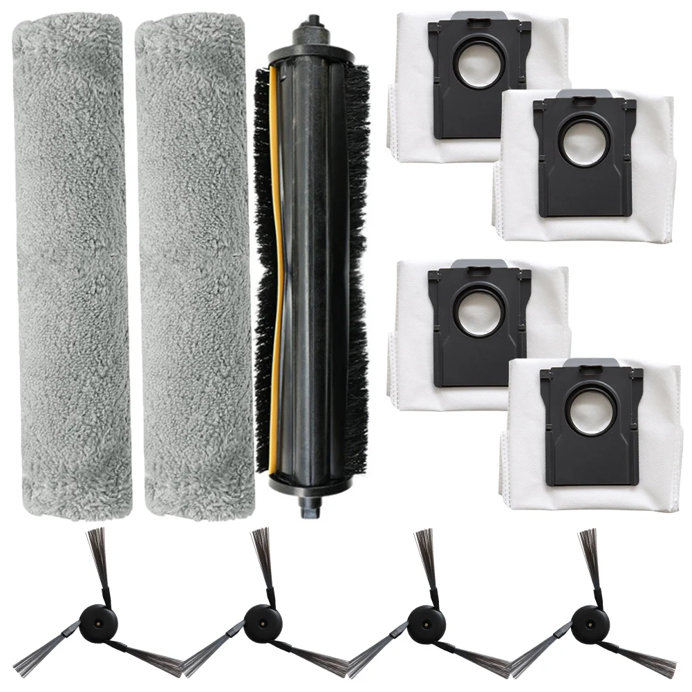 for Cleaning Accessory Kit for Mova Z5 Series Main Brush Side Brushes and Mop Cloth for Enhanced Vacuuming Experience