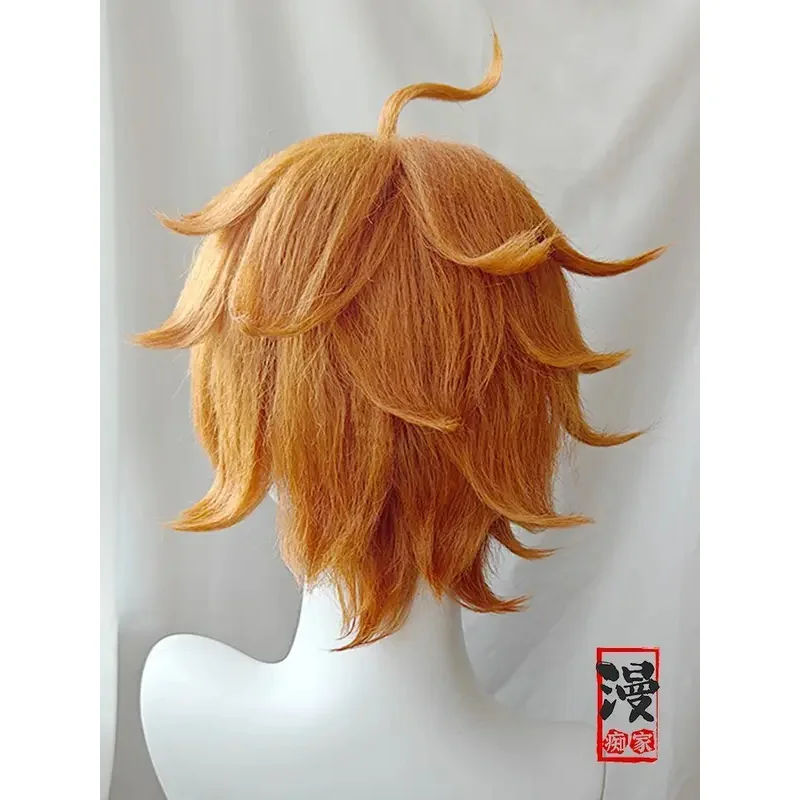 

DY20Стильный парик, игра Genshin Impact Childe Tartaglia, парик с героями мультфильмов для косплея, пушистые блики, против деформации, короткие волосы, парик25