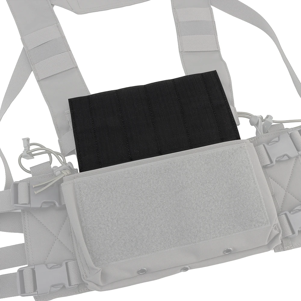 Adesivo tattico con gancio magico Pannello MOLLE con patta completa per accessori di espansione per gilet da caccia softair MK3 MK4