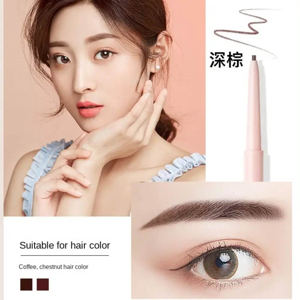 Neuer 1,5 mm doppelseitiger Augenbrauenstift, ultrafein, 2-in-1, feiner Augenbrauen-Definition-Shaper, tragbares Augen-Make-up-Werkzeug