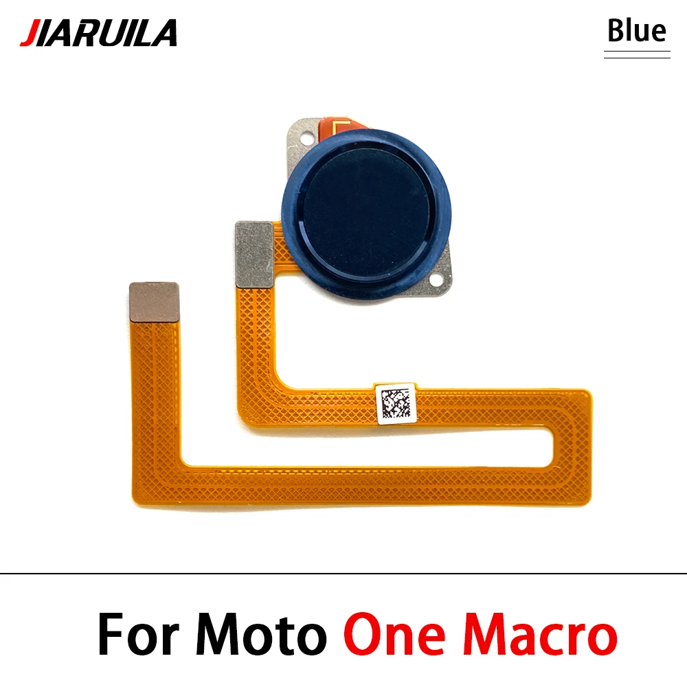Home Button FingerPrint Touch ID Sensor Flex Cable Ribbon Replacement Parts For Moto One Vision One Macro Action