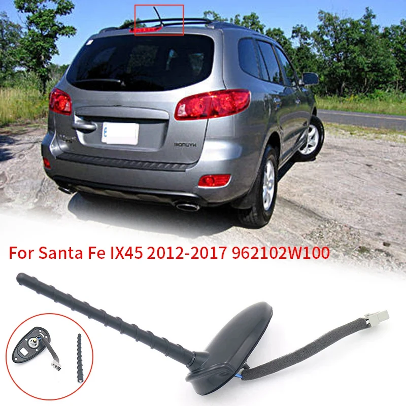 

Car Rear Roof Antenna Receive Signal Antenna Shark Fin Base For Hyundai Santa Fe IX45 2012-2017 962102W100