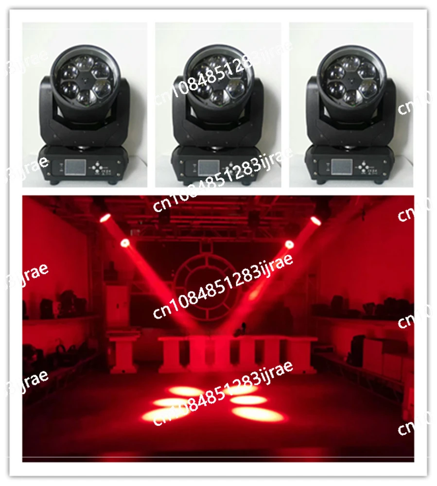 2 Pieces 6x40w Free Zoom Bee Eye 4in1 Rgbw Flower Effect Led Moving Head Zoom Beam Wash Bee Eye 40w Led Moving Head Light