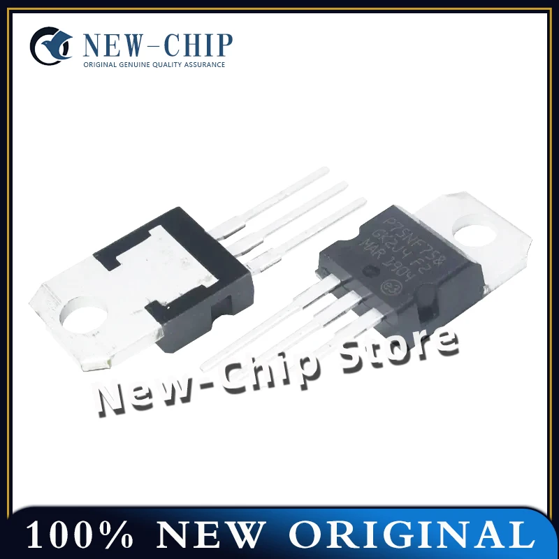 2PCS-50PCS/LOT   STP75NF75 P75NF75  75V 80A  TO-220