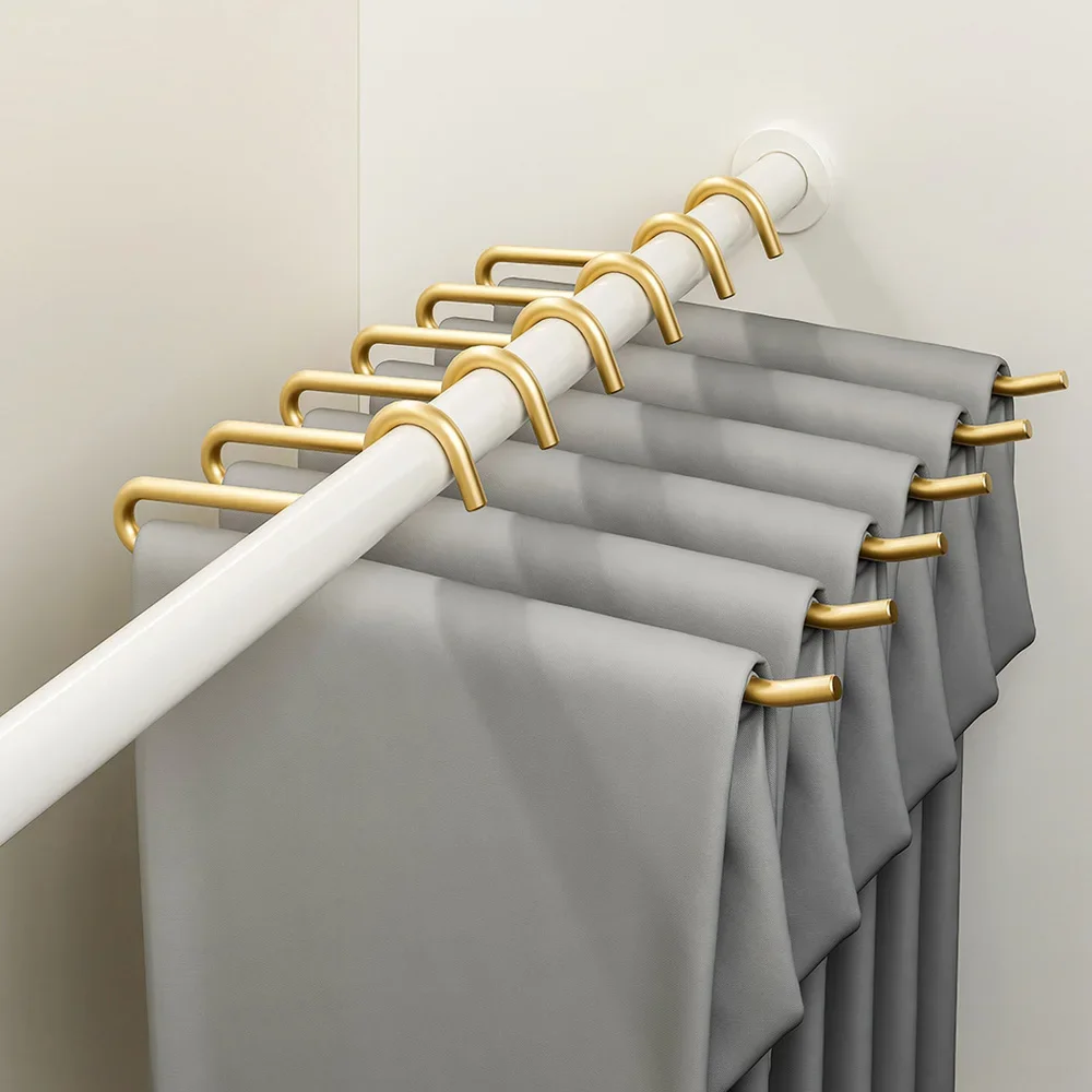 Anti Slip Goose Shaped Pants Rack Short Neck 9cm Height Space Saver Trousers Hanging Rack Aluminum Alloy Household Pant Hangers