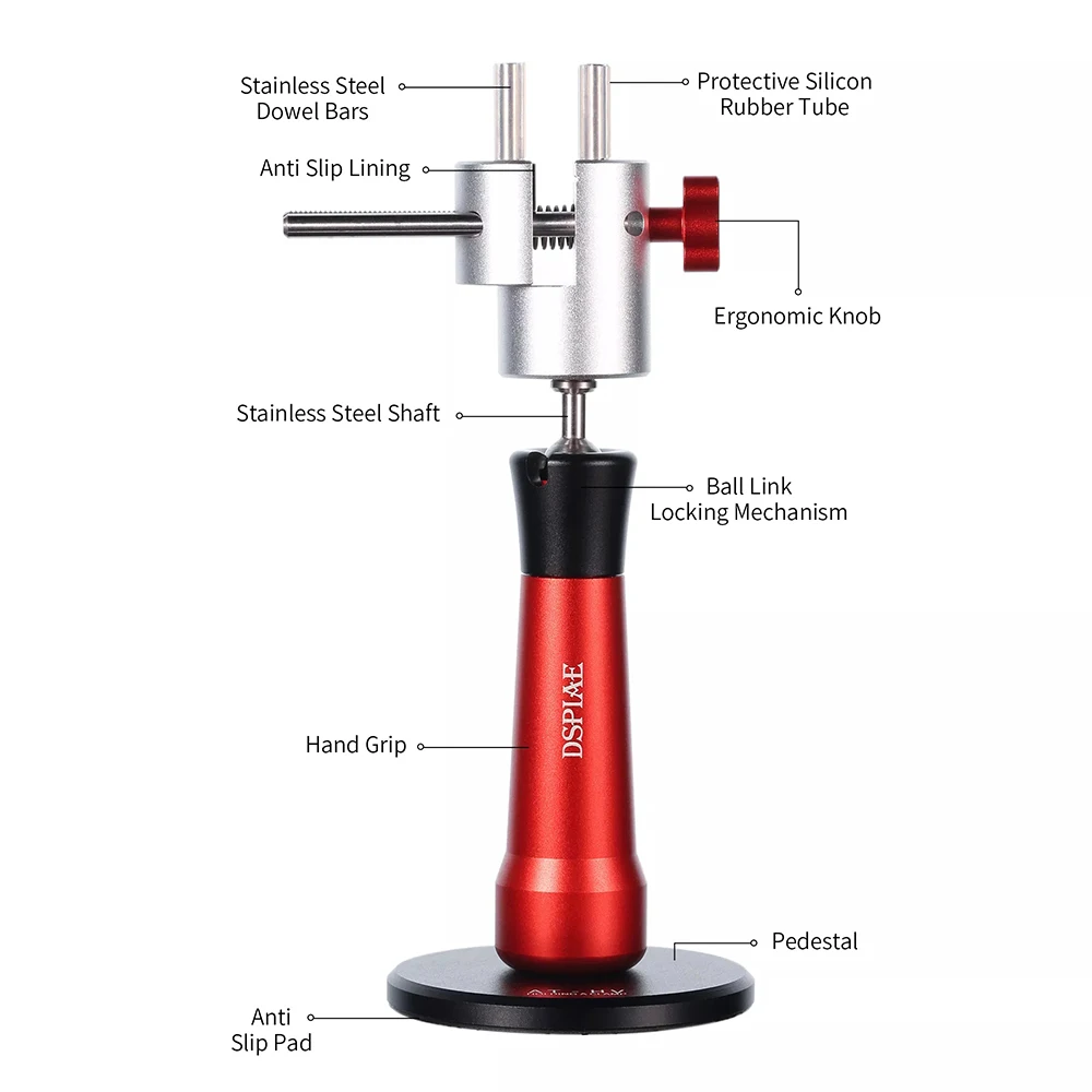 DSPIAE AT-HV Painting Handle For Miniautres Paint Handle Compatible with Miniatures Scale Model Handheld bench vise