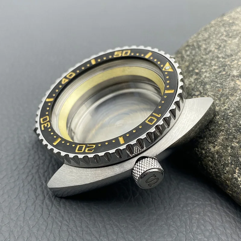 

Корпус часов Crown at 3.0 Mod 6105 6309 Turtle Abalone для часов 22 мм, подходит для часов NH35 NH36 4R 7S, индивидуальный корпус часов