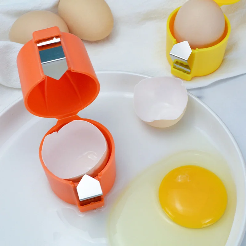 Eggshell Separator Handheld Eggshell Opener Kitchen Baking Tools Egg Cutting Tool Portable Egg Cracking Tool For Home Kitchen