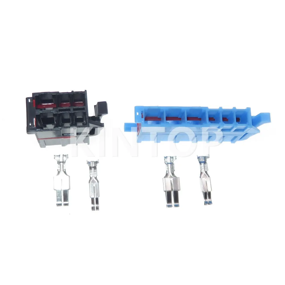 1 Set 6 Pin AC Assemblaggio Spina per auto Cablaggio Presa per cablaggio per connettore moto auto con terminali