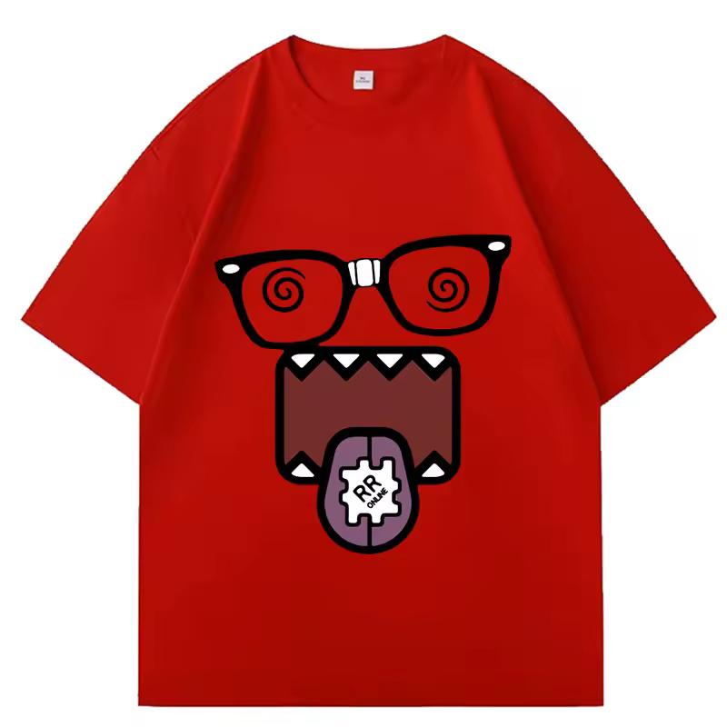 Domo Kun drôle Meme t-shirts hommes femmes vêtements classique coton t-shirt décontracté chemises à manches courtes été t-shirts hauts Streetwear - AliExpress 200000345