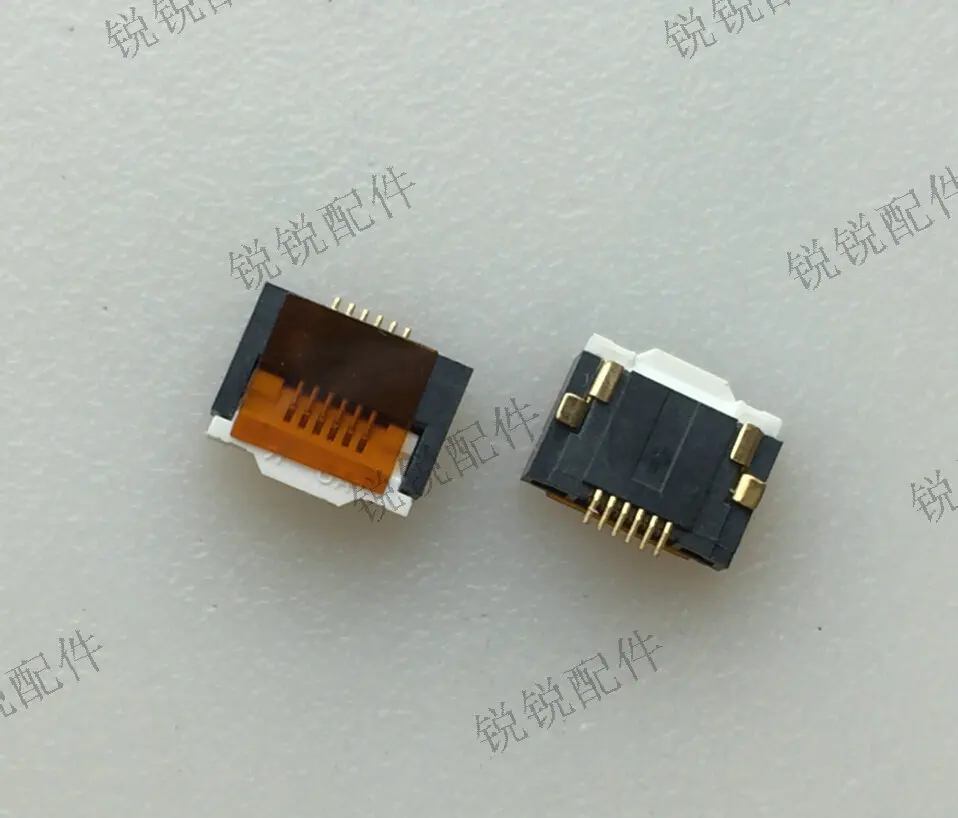 Conector de cable flexible chapado en oro, conector FFC/FPC, 6P, 0,4 MM, 6 pines, Envío Gratis