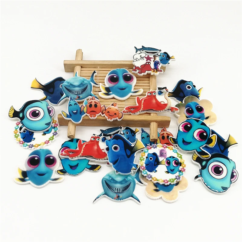 25pcs/lot movie character finding dory resin planars flat back cabochon DIY material