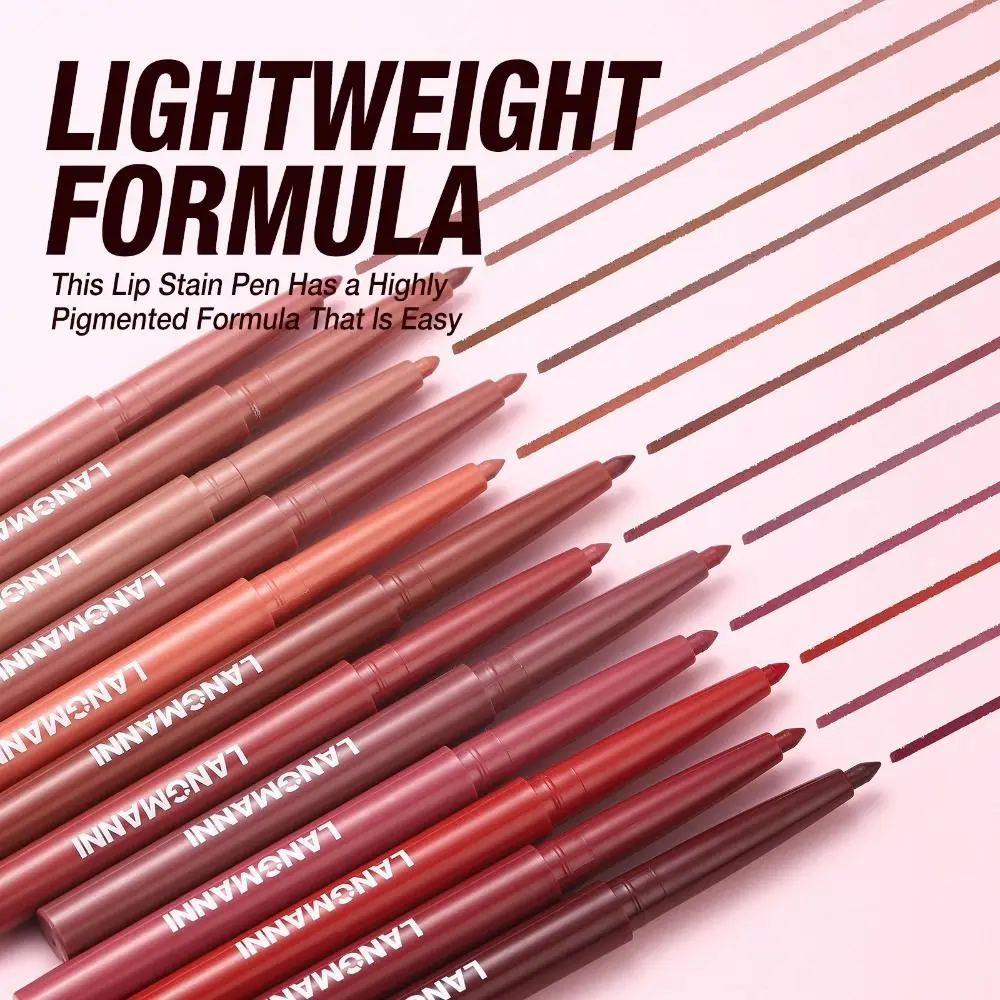 12 Farben Matte Lip Liner Stift Natürliche Kontur Sexy Samt Lippenkontur Bleistift Lippen Make-Up Fleck Kosmetik Langlebig