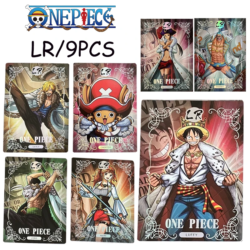 

One Piece Cards LR 9PCS/SET Luffy Chopper Sabo Nico Robin Ace Boy Christmas Birthday Present Anime Collectible Cards