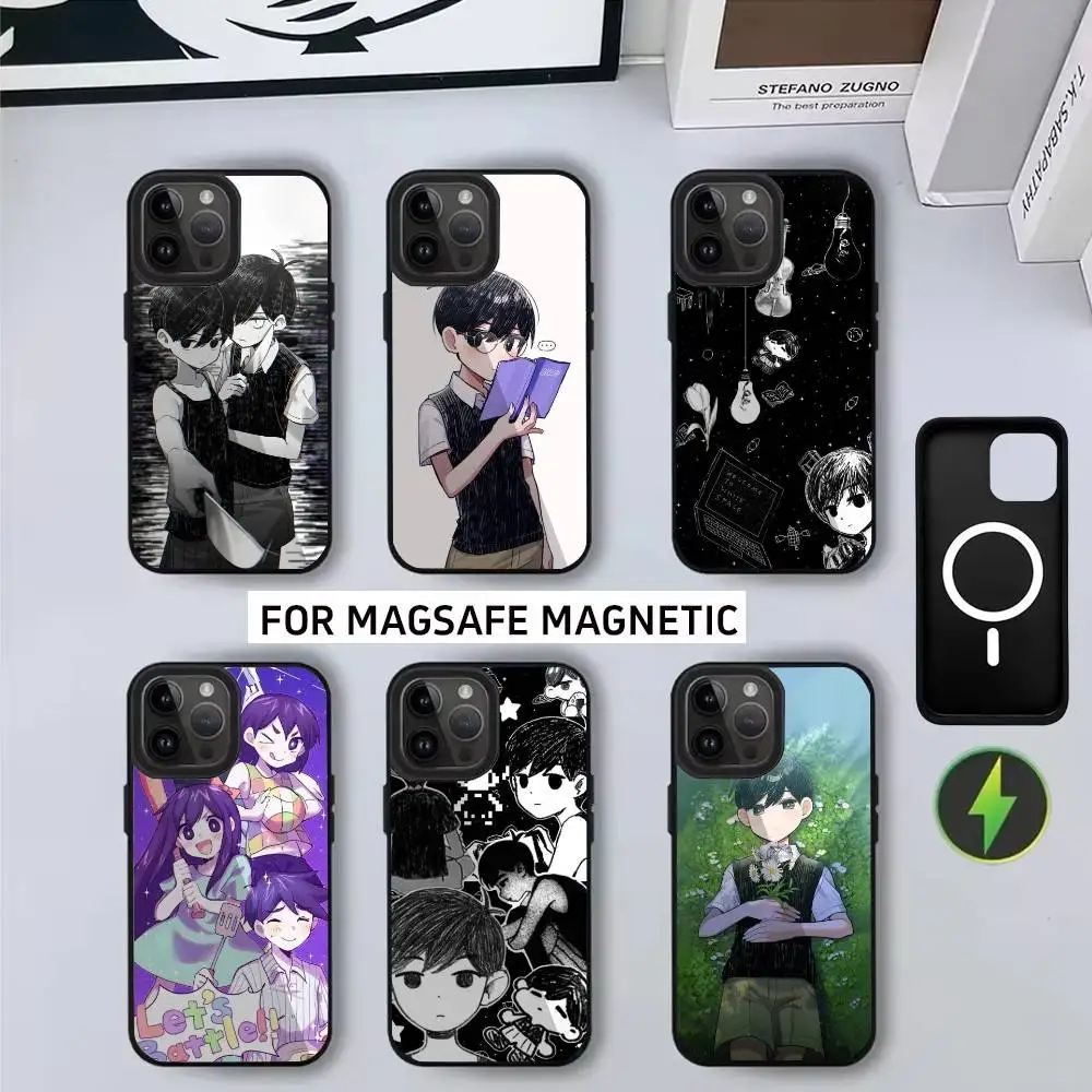 

O-Omori-S BOY Game Phone Case For iPhone17,16,15,14,13,12,11 Plus,Pro Magnetic with Magsafe Wireless Charging
