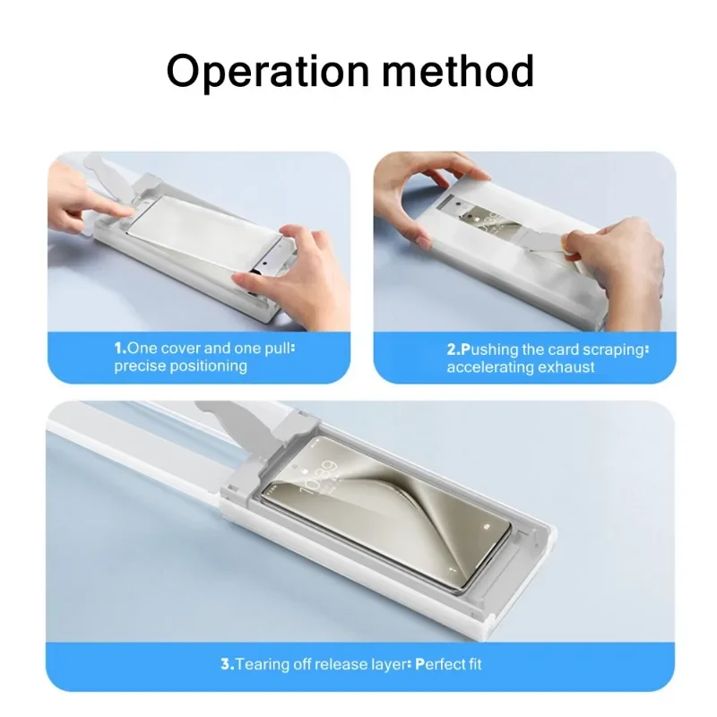 2 Film +1 Tool - Ceramic film Screen Protector For Samsung S24 S23 S22 S21 S20 Ultra Galaxy Note 20Ultra Film-Installation tool