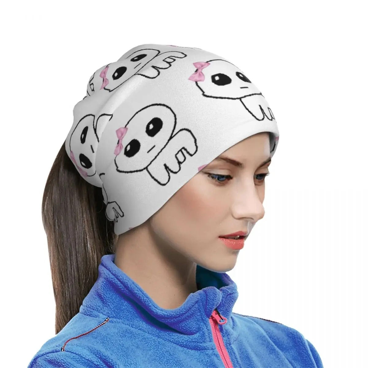 TBH Autism Creature Meme Yippee Multifunctional Elastic Neck Gaiter Dust Proof Face Cover Bandana Unisex for Cycling Hiking