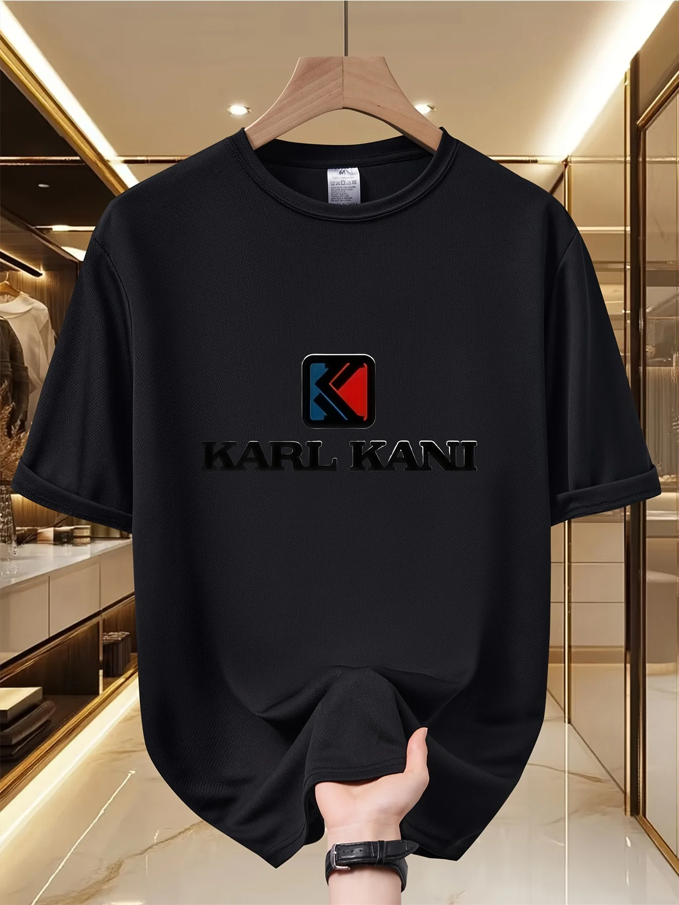 

Men's Vintage Graphic T-Shirt - Soft Breathable Cotton Tee with Name Print, Loose StreetwSummer Apparel Comfortable Fabric