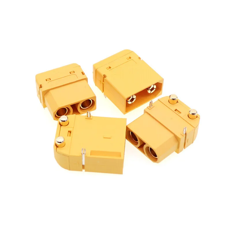 Amass XT90PW XT90-PW DC500V 45-90A Male Female Brass Gold Banana Bullet Plug For RC Lipo Battery ESC PCB Board