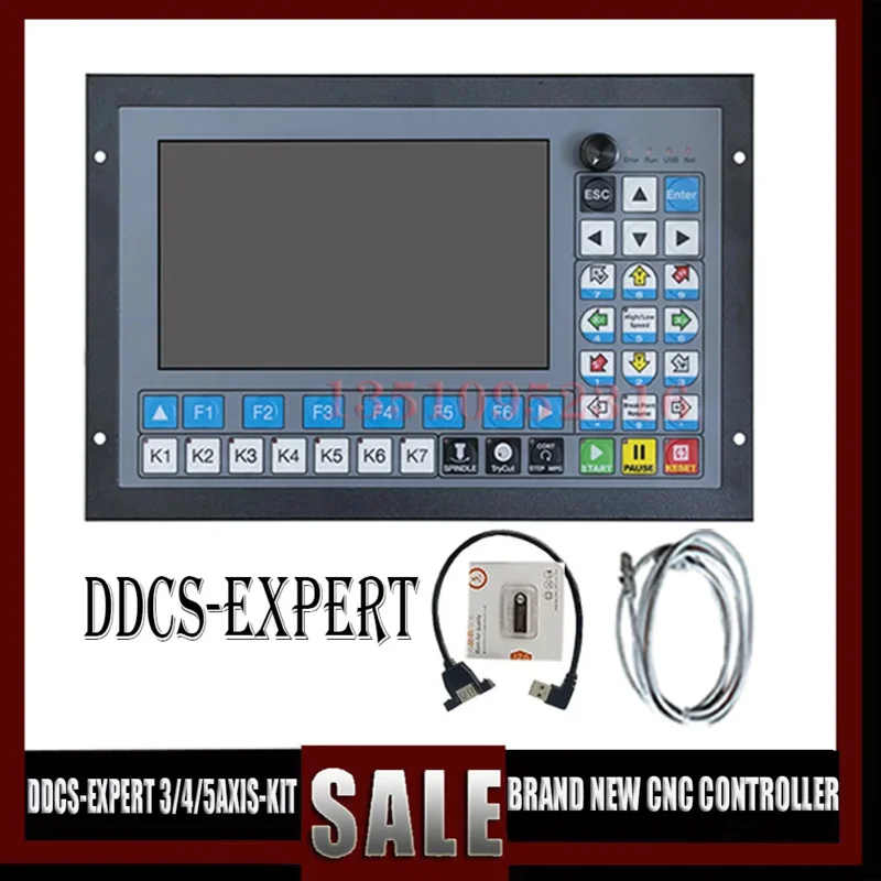 The Newly Updated 3/4/5 Axis Cnc Offline Controller Ddcs-Expert Supports Tool Magazine/Atc Stepping Drive Instead Of Ddcsv3.1