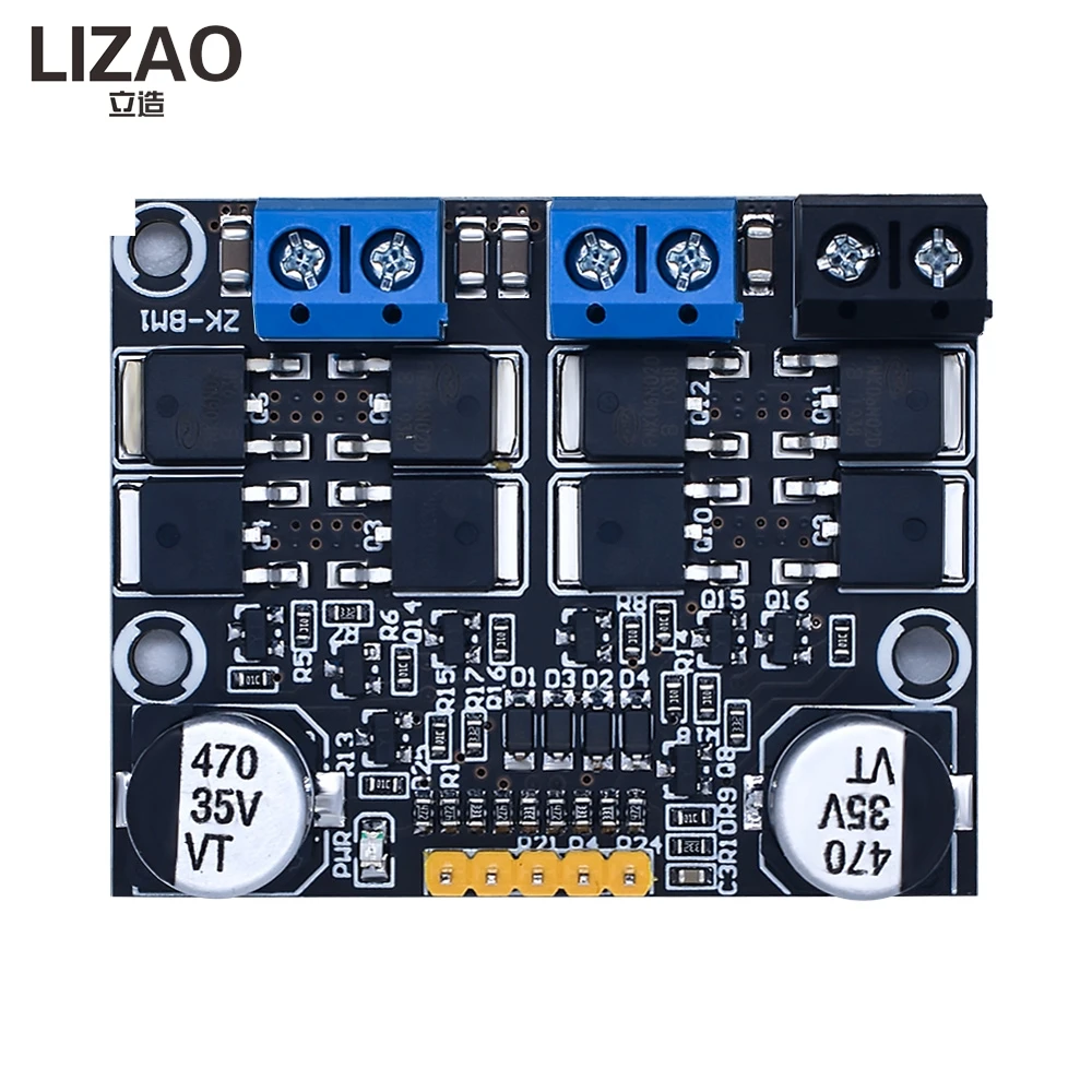 10A Dual DC Motor Driver Module Forward Reverse PWM Speed Control Dimming 3-18V Low Voltage High Current Board