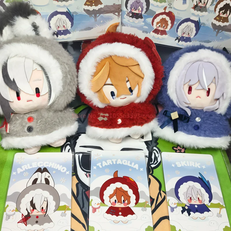 

Genshin Impact Fun In The Snow Theme Character Plush Accessories Anime Stuffed Doll Cute Toys Keychains Surprise Girl'S Gift