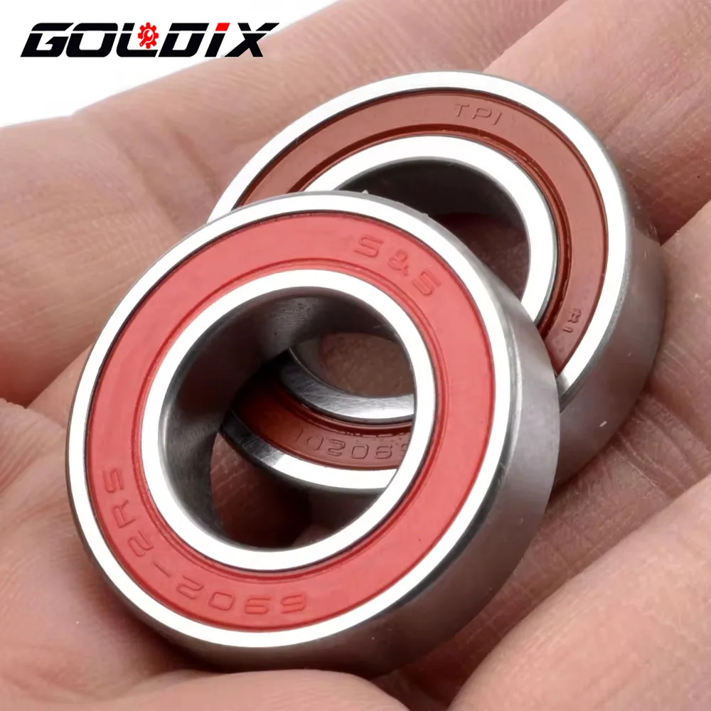 GOLDIX TPI S&S NBK 6802/6902 Bicycle Hub Bearing Sealing and Waterproofing Is Suitable for SWISS 370 350 240 180