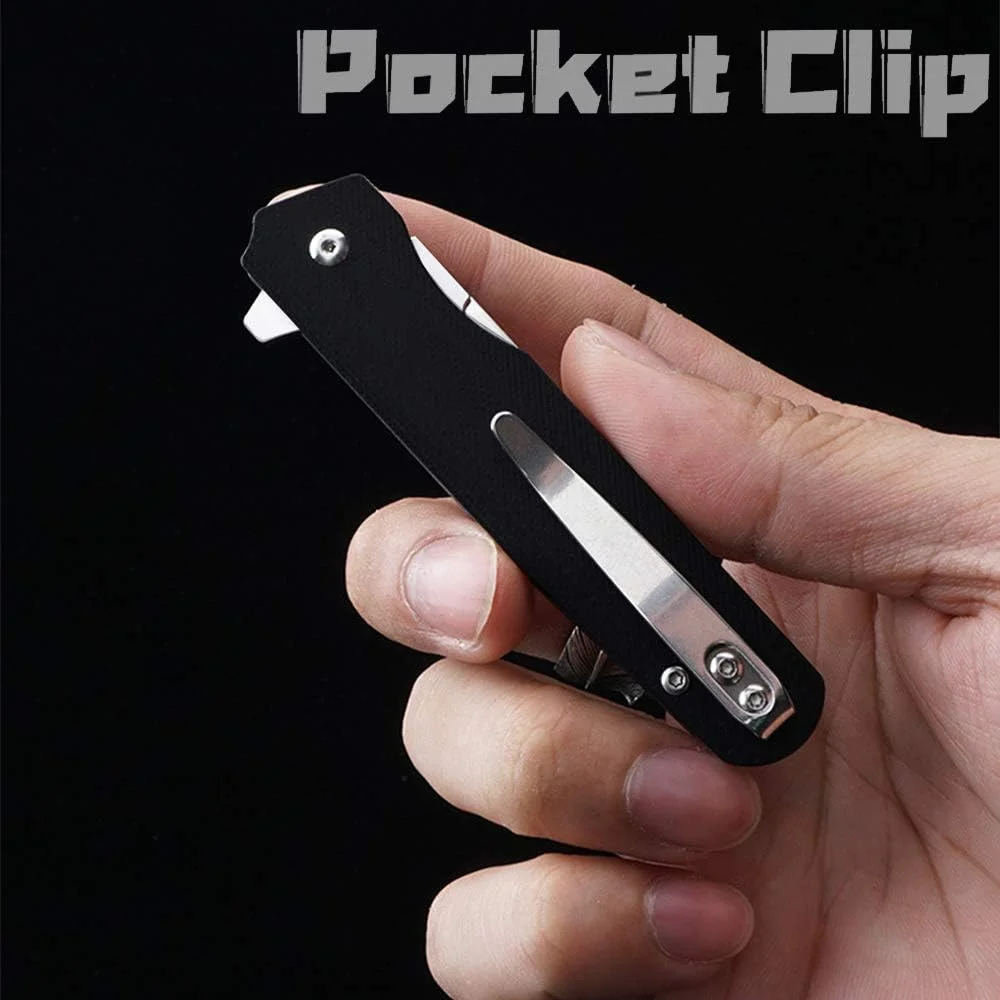 G10 Folding Knife Multi-function Sharp Knife Outdoor Self-defense Knife Cutting portable utility knife No. 60 blade scalpel