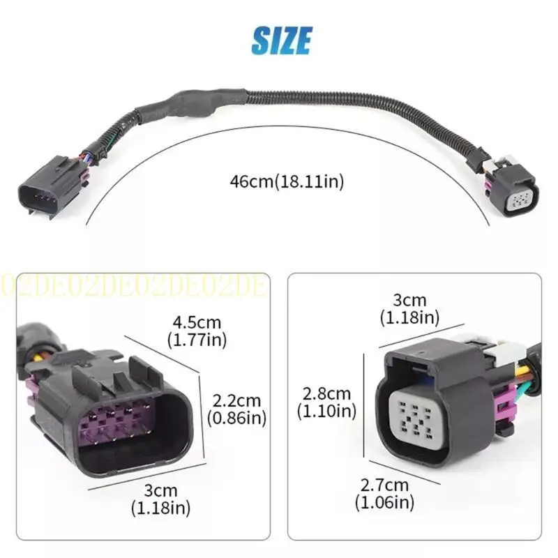 

02DE Advanced Engine Adapter Cable Versatile Adapter Cable Module Plugs & Play Installation Waterproof Design for X-Link
