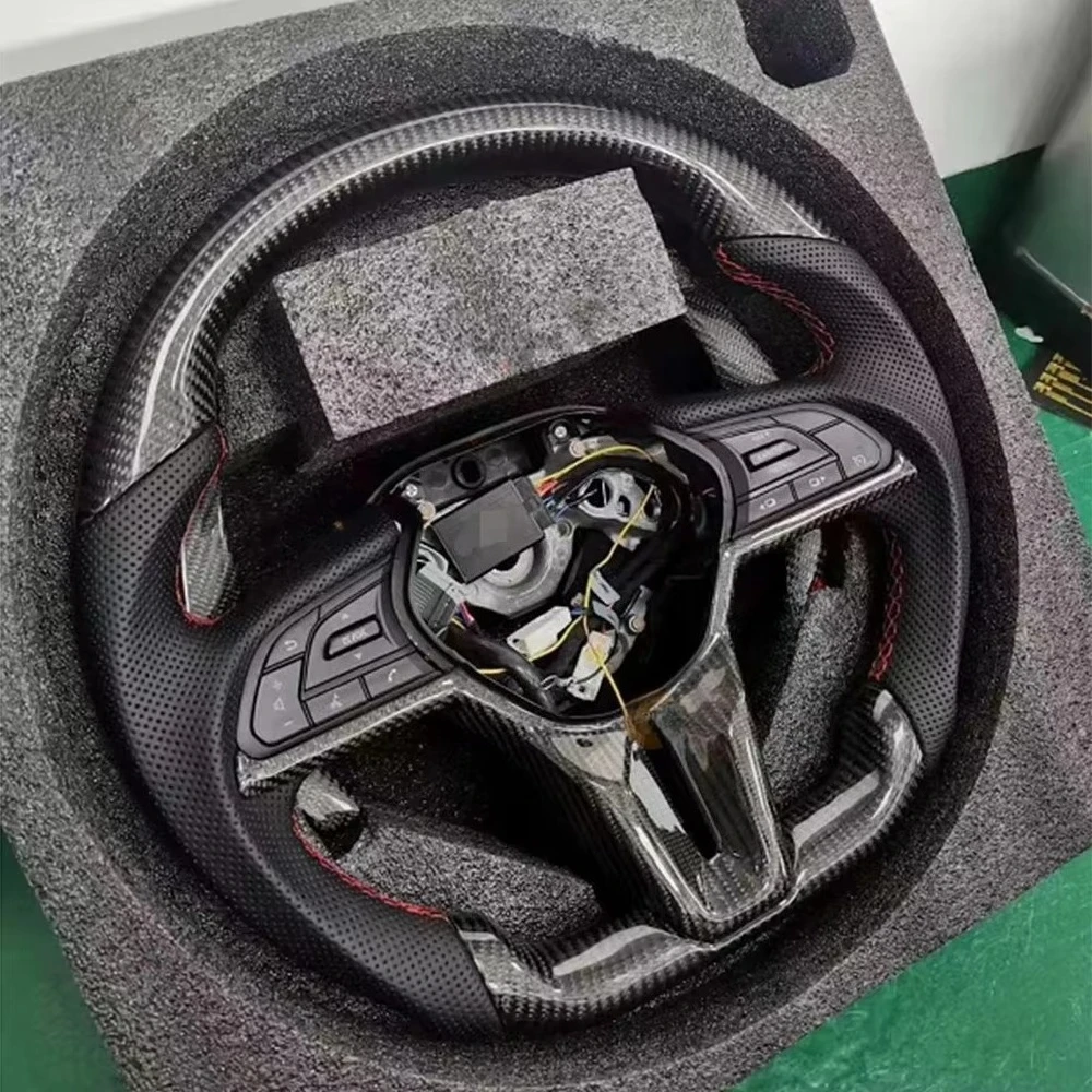 Car Steering Wheel for GTR R35 R35 Nismo Smart Control Carbon Fiber Auto Electronics Interior Accessories