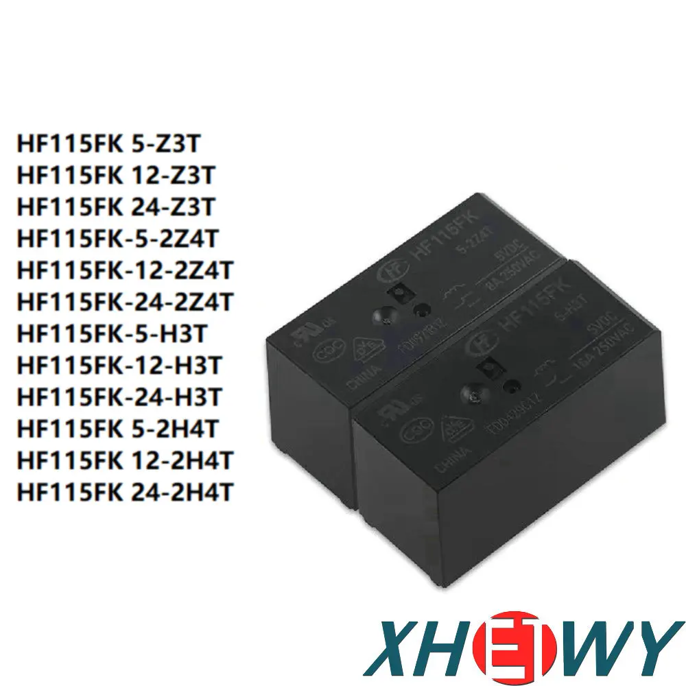 HF115FK 5/12/24-H/Z3T 2Z/2H/4T relay 5-Z3T 24-Z3T 5-2Z4T 12-H3T 24-2H4T HF115FK-24-Z3T HF115FK-5-2Z4T HF115FK-5-H3T HF115FK-12