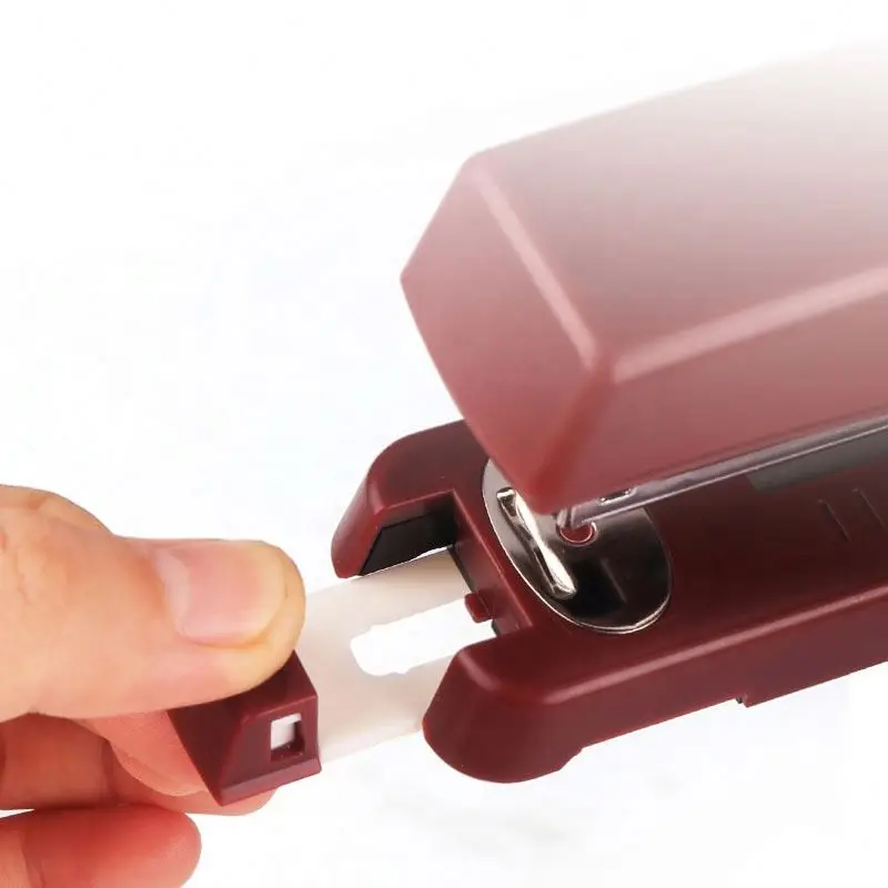 Sale A5/16K Official Document Stapler With A Locating Ruler Stationery Stapler Long Reach Stapler 5885