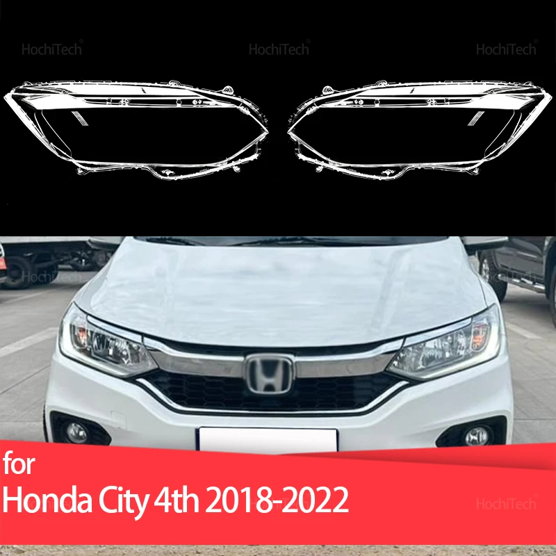 

Для Honda City Grace Ballade 4th 2018-2022 крышка фары автомобиля линза фары стекло замена переднего абажура авто корпус