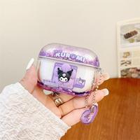 Kawaii SanrioS My Melody Cinnamoroll Anime Figure Ipone Apple Airpods1 2 3 4 Pro2 Protective Case Anti-Fall Dust-Proof Cute Gift