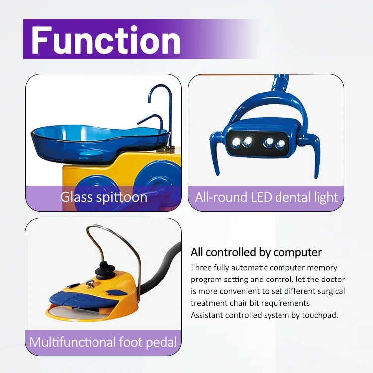 Dolphin Theme Pediatric Dental Chair - Premium Kids Treatment Chair