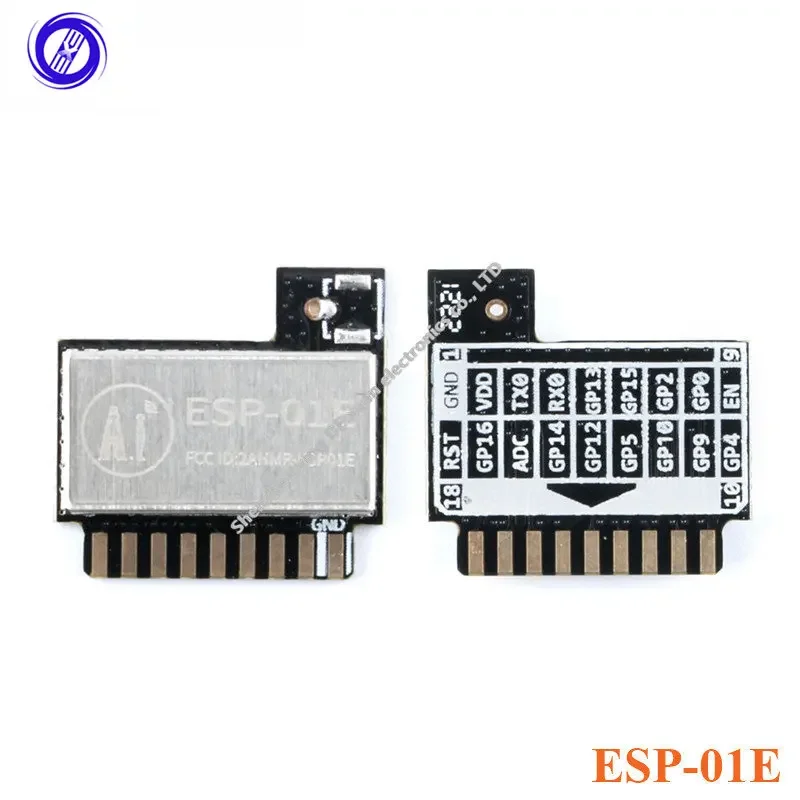 ESP-01 ESP-01E ESP8285 WIFI Wireless Module Serial Port TTL to WiFi Transparent Transmission UART GPIO ADC PWM SPI I2C DIP-18