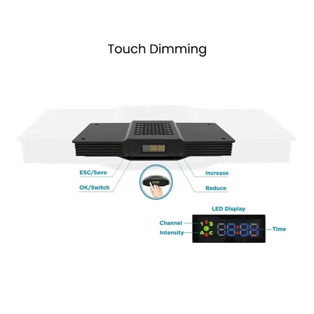 الأطياف أكوا نايت V3 الطيف الكامل للبرمجة شروق الشمس غروب الشمس 75 واط المياه المالحة خزان الأسماك LED المرجان الشعاب المرجانية حوض السمك الخفيفة #2