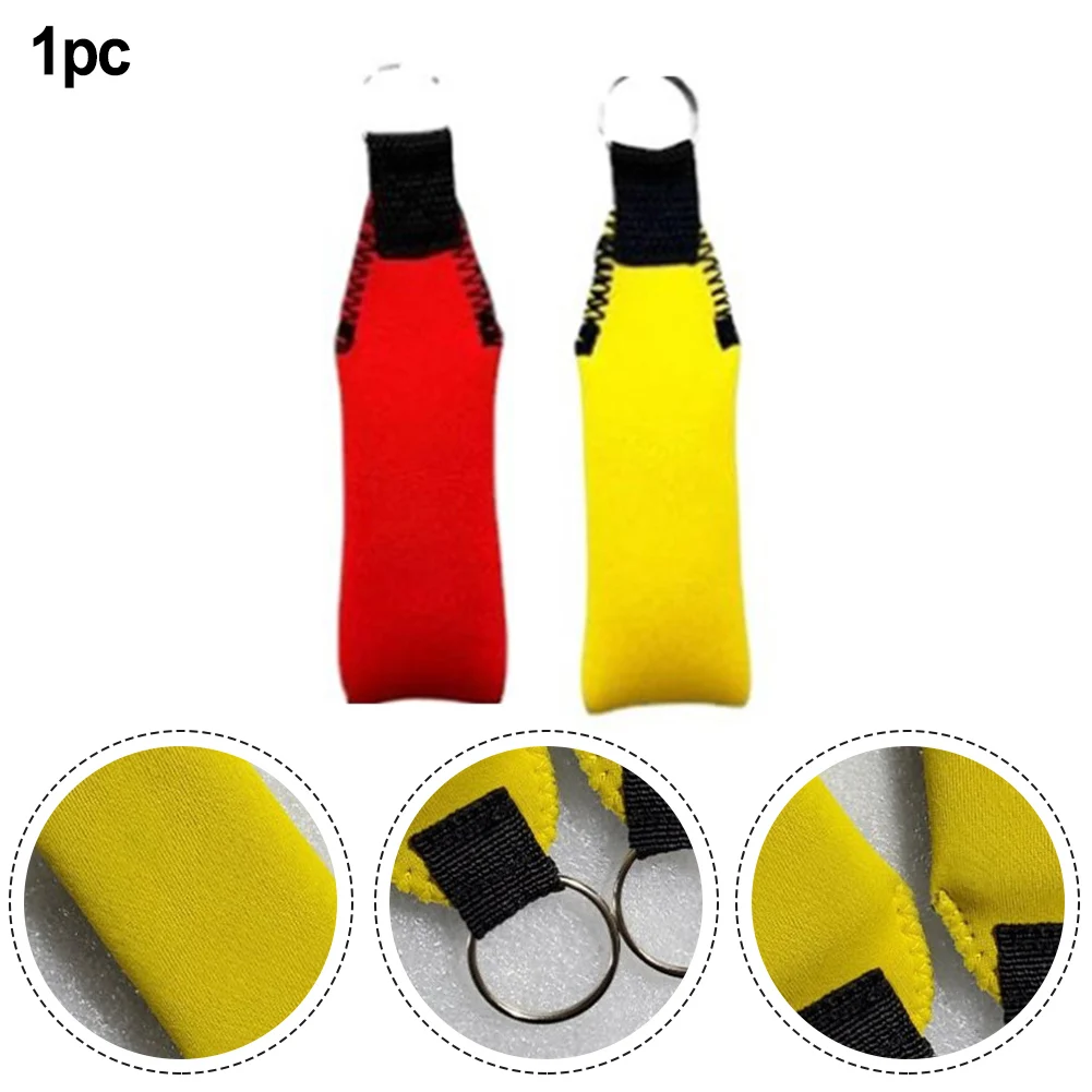 Brand New Floating Keyring Keychain 14*4cm 14g Comfortable To Touch Neoprene Soft For Kayaking Boating Rafting