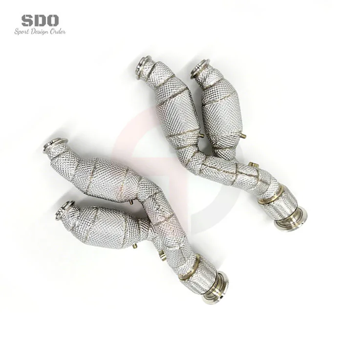 OEM Downpipe With Catalyst for  Aventador LP700/LP740S/LP750SV 6.5L 2011-2018 Quality Heat Shield Downpipe Exhaust
