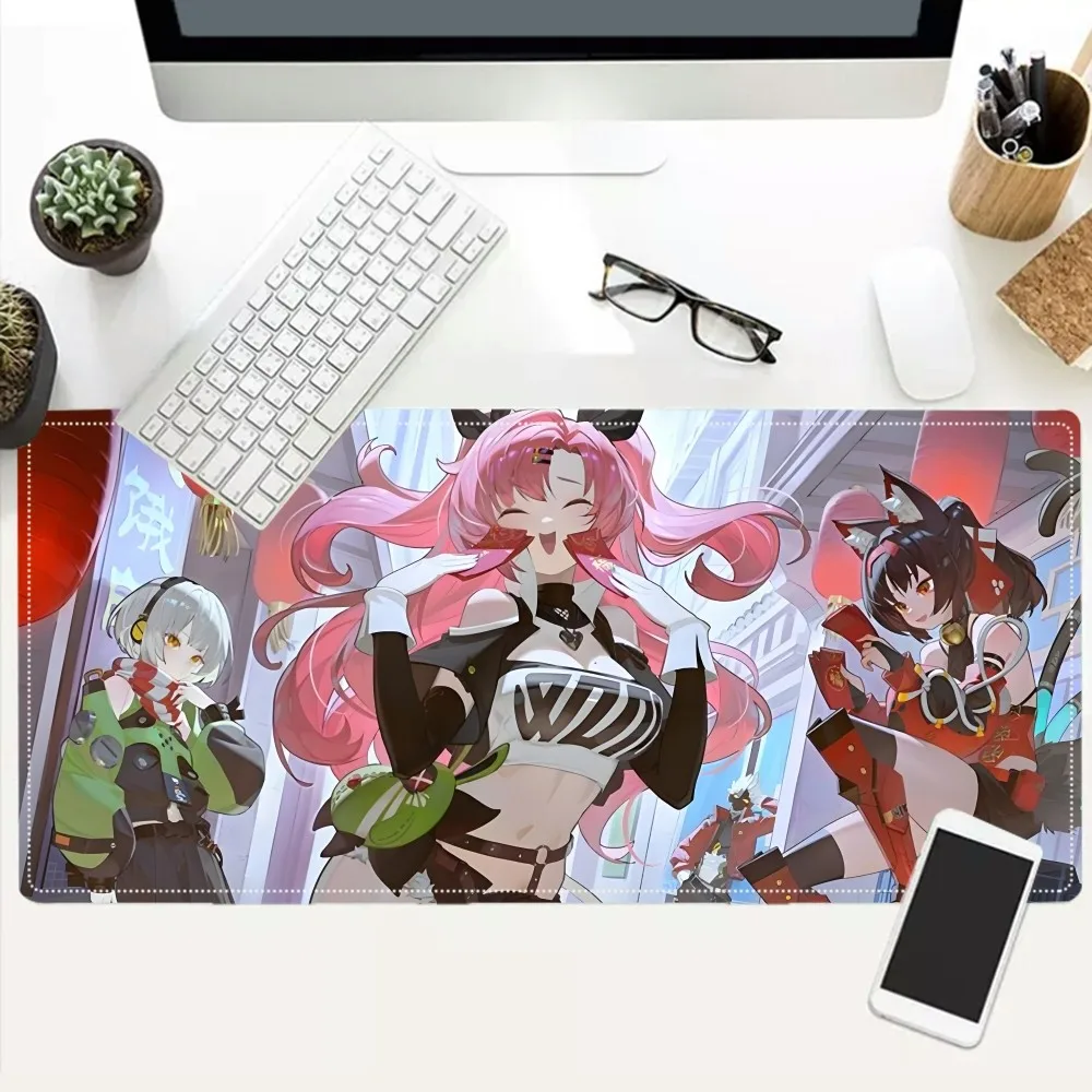 Z-Zenless Zone Zero Nicole Demara Mouse Pad Laptop Gaming Accessories Mousepad Large Desk Mat Computer Gamer Keyboard Rug Carpet